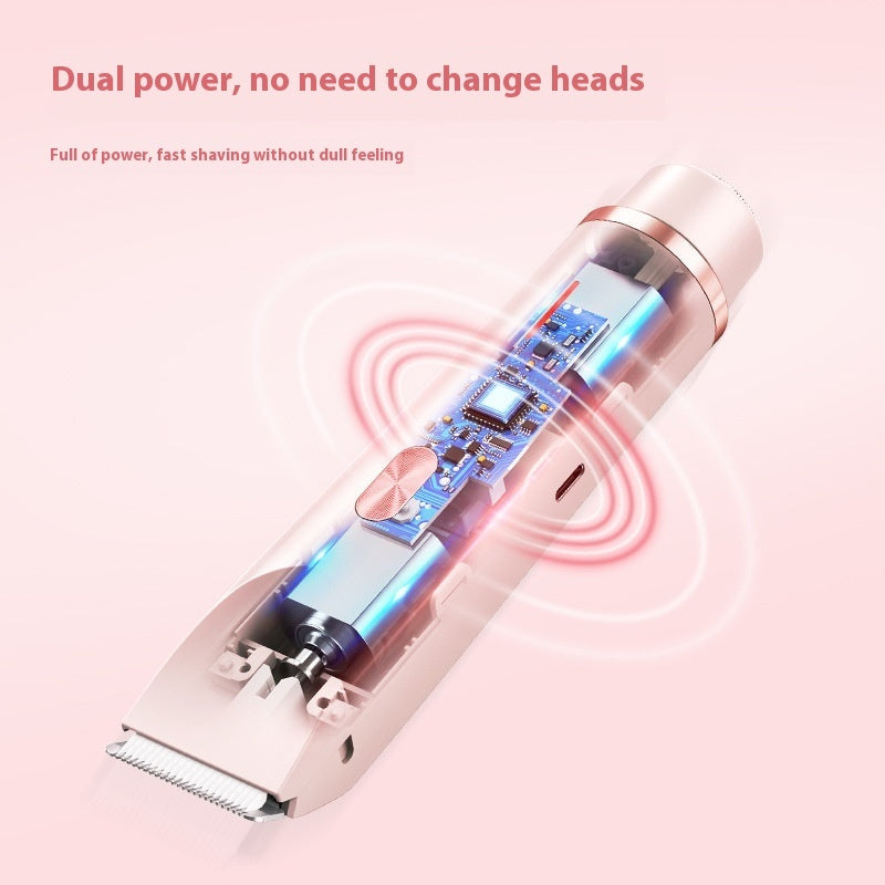 LunaComfort® – Tondeuse Intime 2-en-1 | Rasage Doux & Précisy Electric Body Hair