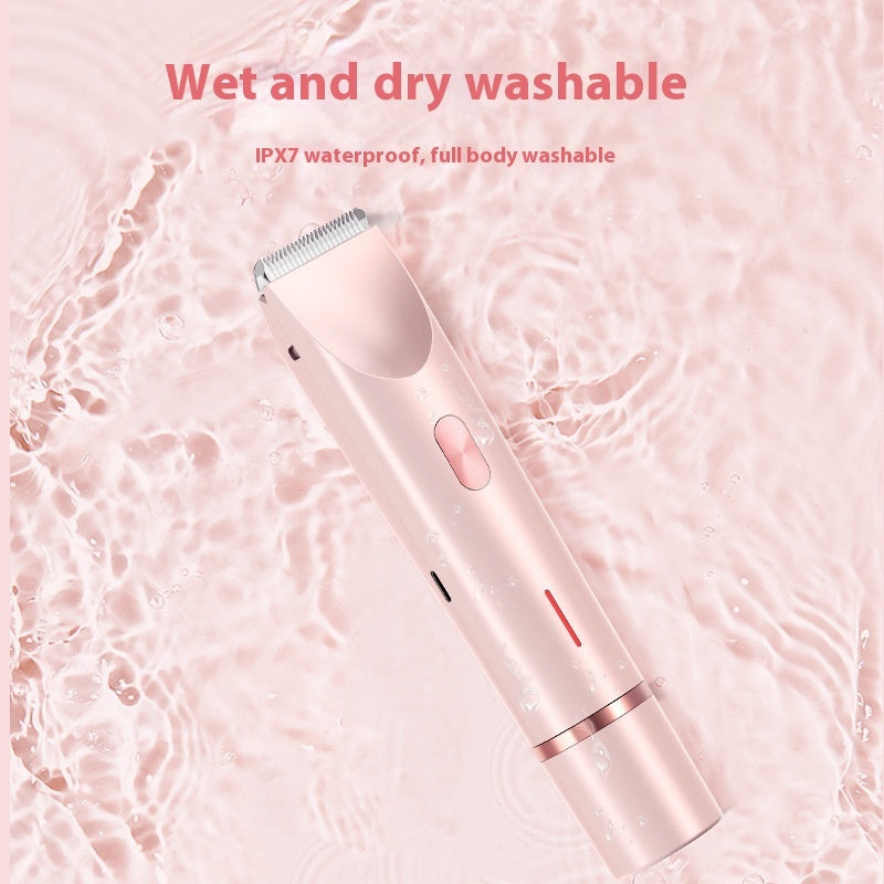 LunaComfort® – Tondeuse Intime 2-en-1 | Rasage Doux & Précisy Electric Body Hair