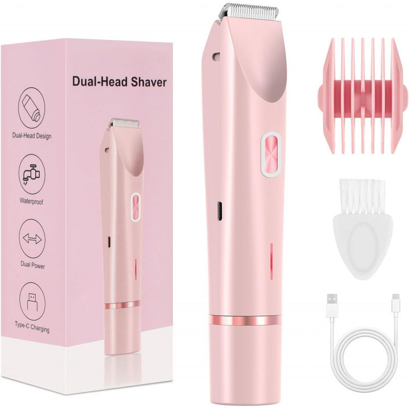 LunaComfort® – Tondeuse Intime 2-en-1 | Rasage Doux & Précisy Electric Body Hair