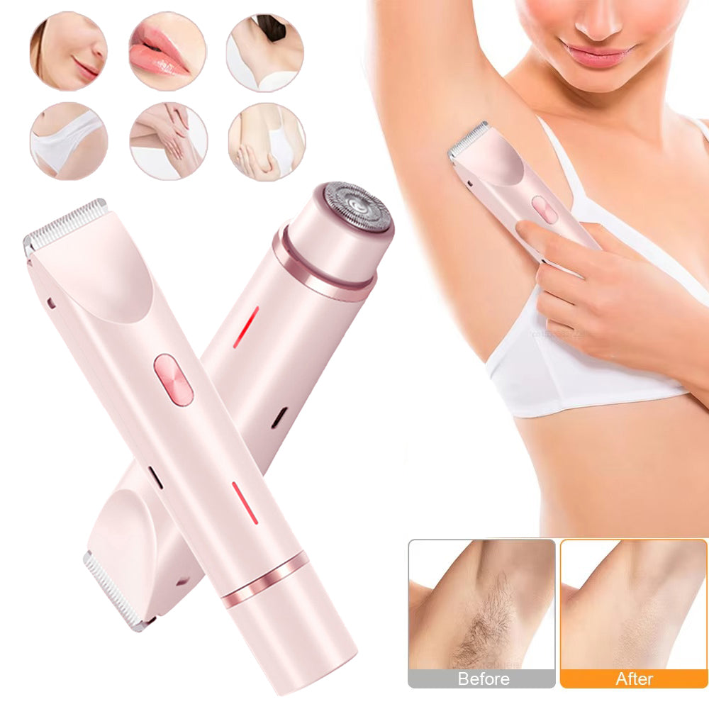 LunaComfort® – Tondeuse Intime 2-en-1 | Rasage Doux & Précisy Electric Body Hair
