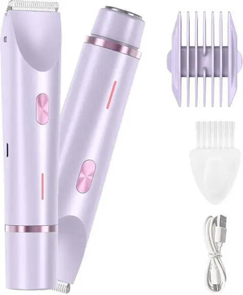 LunaComfort® – Tondeuse Intime 2-en-1 | Rasage Doux & Précisy Electric Body Hair