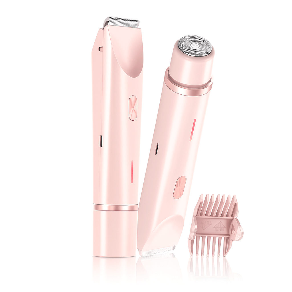 LunaComfort® – Tondeuse Intime 2-en-1 | Rasage Doux & Précisy Electric Body Hair