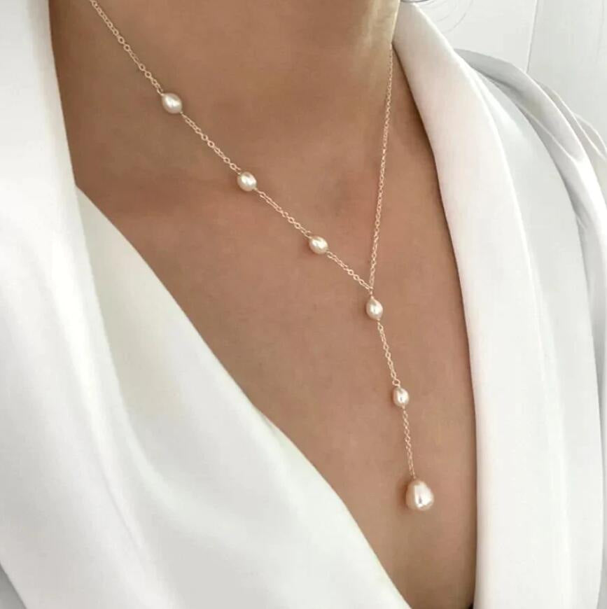 LunaComfort® – Collier Double Perles | Raffiné & Tendance au Quotidien